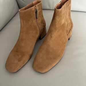 Donald Pliner Brown Suede Ankle Boots